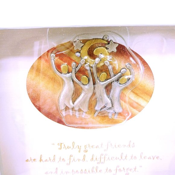 New Friends Brooch Pin Darling Dash with Inspiration Card - Picture 2 of 4